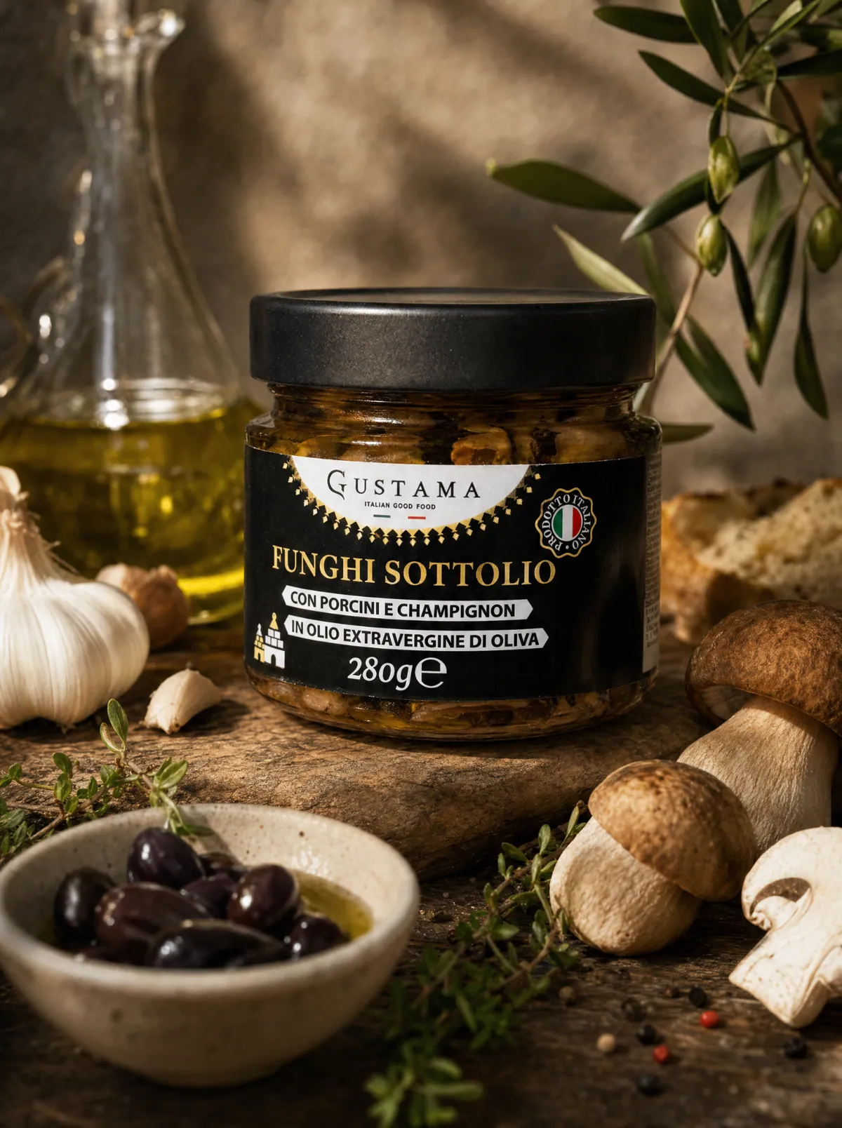 Funghi sottolio